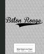 Wide Ruled Line Paper