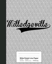 Wide Ruled Line Paper