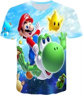 Super Mario en Yoshi T-shirt _maat 130