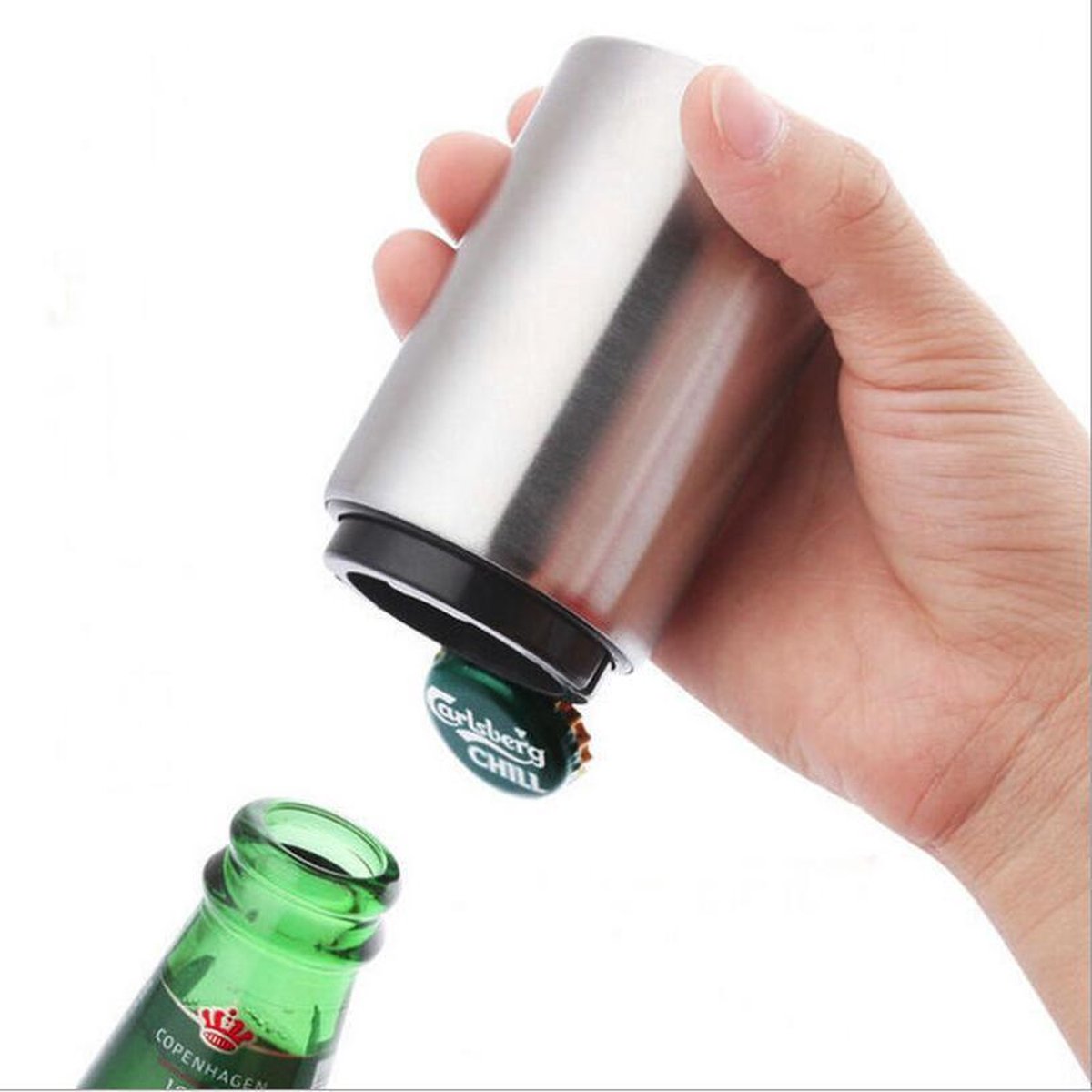ONE TOUCH - Ouvre-bouteille automatique pour bouchons plastiques