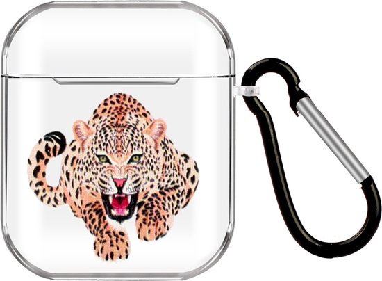 Foto: Airpods hoesjes van by qubix airpods 1 2 hoesje cartoon serie tpu tijger airpods case hoesje voor airpods airpods 1 airpods 2 hoes