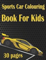 Sports Car Colouring Book For Kids