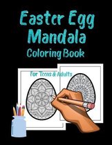 Easter Egg Mandala Coloring Book For Teens & Adults