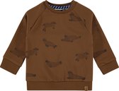 Babyface Sweatshirt Jongens Trui - Brown - Maat 86