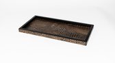 Cartello Home - Dienblad - 30X60 - Brons – Croco - Vocht & Vuil afstotend