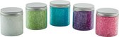 Badzout - 300 gram - set van 5 verschillende geuren: relaxing moment, eucalyptus, opium, lavendel en rozen
