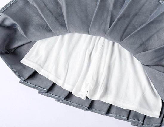 Grijze CARLIJNQ Plissé rok DRAGONFLY - TUTU