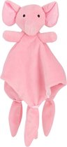 JillyBee - Knuffel - Baby - Kind - Slaapknuffel - Olifant - Kraamcadeau - Roze - Zacht