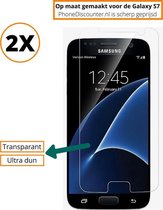 Fooniq Screenprotector Transparant 2x - Geschikt Voor Samsung Galaxy S7