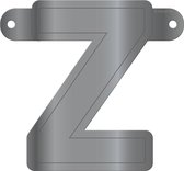 Folat Slingerletter Z 12,5 X 11 Cm Karton Zilver