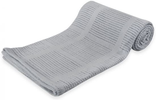 Soft Touch Hydrofieldoek Cellular 90 X 140 Cm Katoen Grijs van Soft Touch — afbeelding 2