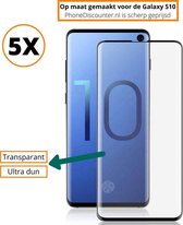 Fooniq Screenprotector Transparant 5x - Geschikt Voor Samsung Galaxy S10