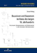 Research on Korea- Bauwissen und Bauwesen im Korea des langen 18. Jahrhunderts