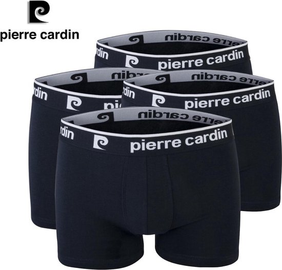 Pierre Cardin - Heren Onderbroeken 4-Pack - 95% Katoen - Boxershort -  Navy/Blauw - Maat M | bol.com