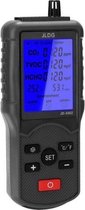 8 - in 1 - Professionele Luchtmeter | CO2 -  TVOC  HCHO  Meter | CO2 Melder | Koolstofdioxide Monitor | Luchtkwaliteit | Draagbaar | Tester | Gas / Temperatuur / Vochtigheid Detect