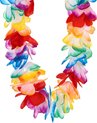 Hawaii krans ketting slinger 5 stuks - multicollor. - Weefstof - Unisex - Accessoiresets - Kinderfeestje - Tienerfeestje - Geslaagd - Themafeest - Verjaardag