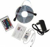 Relaxies® Led Strip - Led Strip 5 Meter - Dimbaar - 12V - Multi Color - Met Afstandsbediening & Wifi App