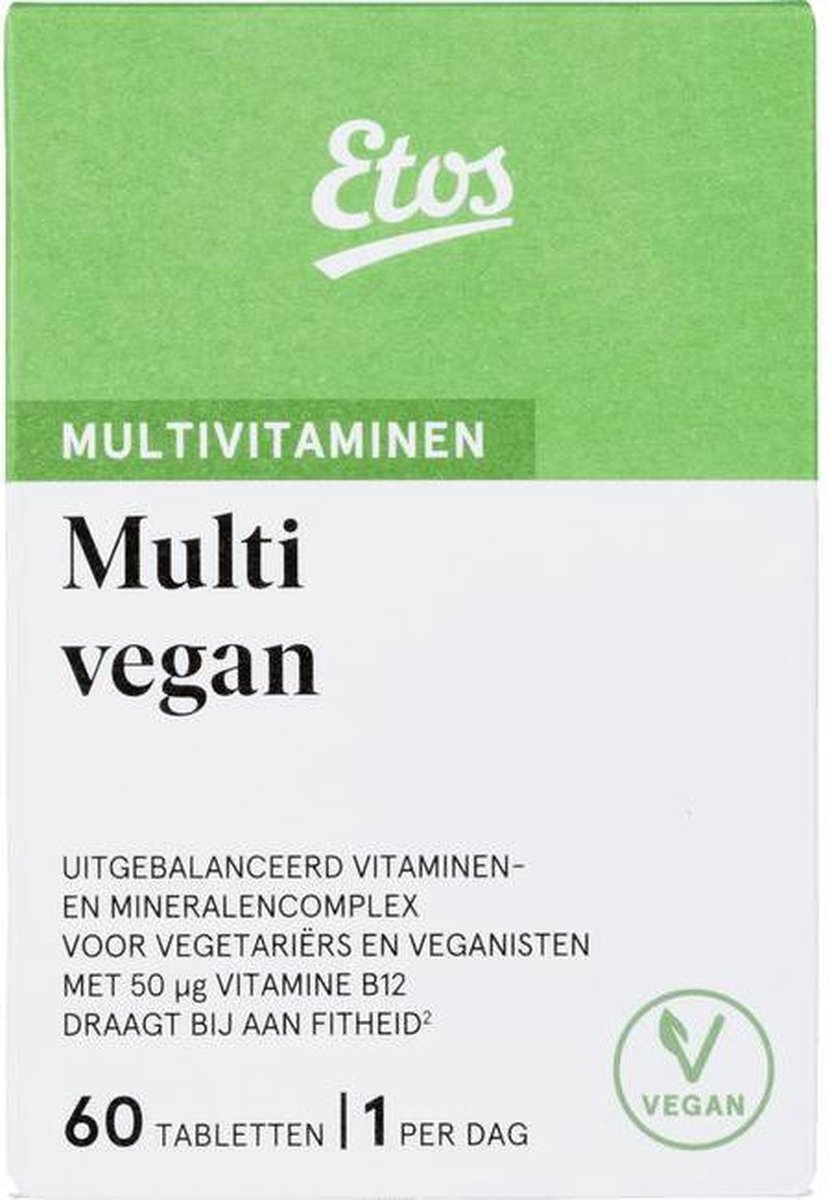 Etos Multi Vega - 60 tabletten - voor vegetariërs | bol.com