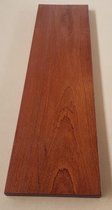 Badplank - Mahonie geschaafd