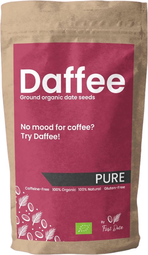 Daffee is een koffieachtige drank gemaakt van dadelpitten en is van ...