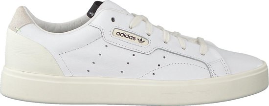 Adidas Sleek W Lage sneakers - Leren Sneaker - Dames - Wit - Maat 38 |  bol.com