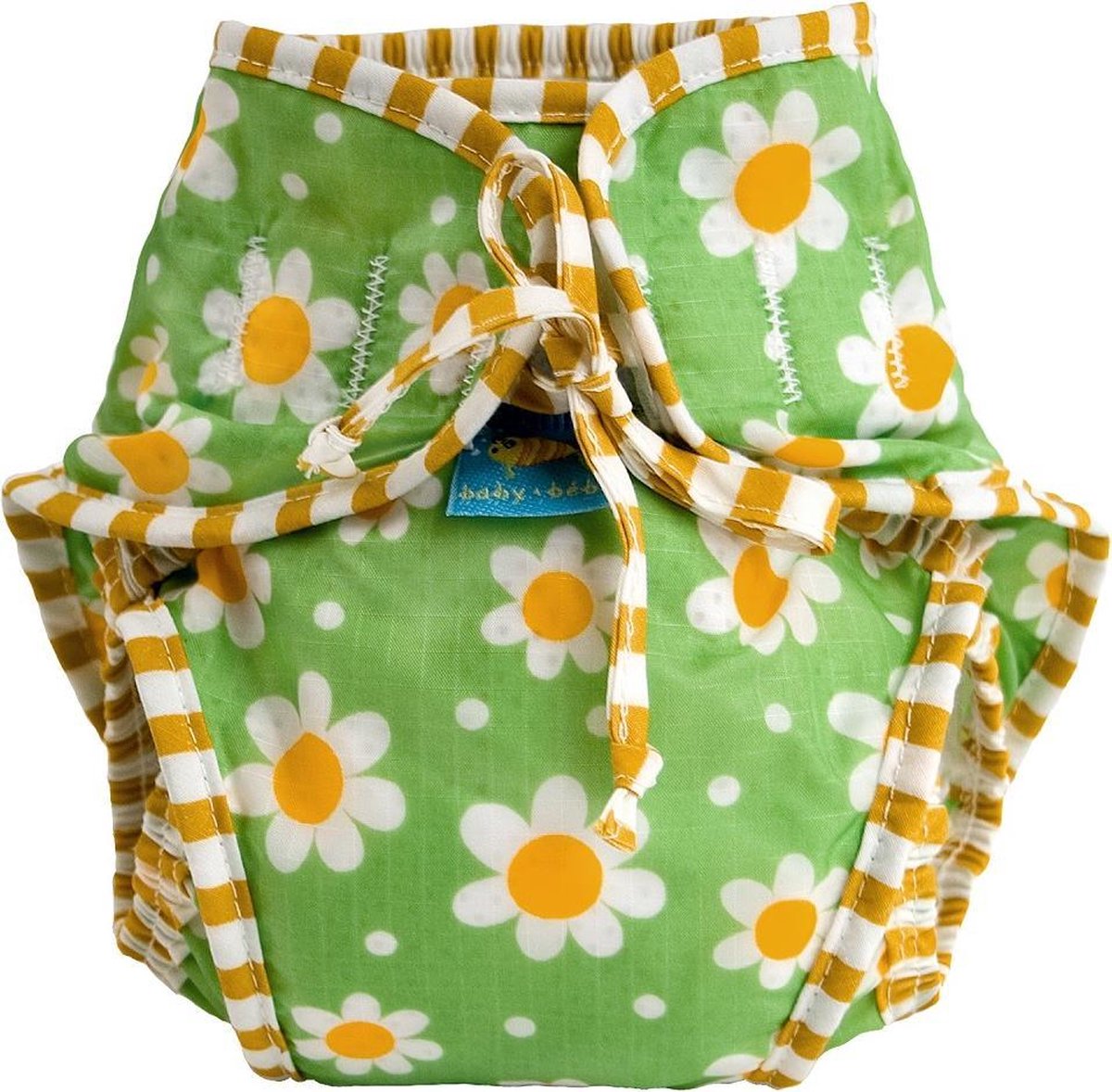 Goedkoopste Kushies - luier - wasbare zwemluier - zwembroekje - maat 3 - 6/10 kg - Groen - Margriet