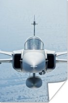 Avion de chasse volant de face 60x90 cm