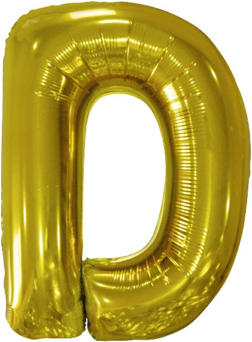 Amscan Letterballon D Folie 86 Cm Goud