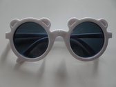 Kinderzonnebril - Baby zonnebril - Peuter - UV400 filter - wit met oortjes