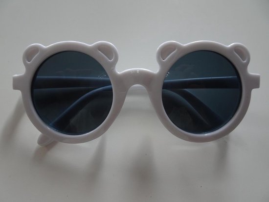 Kinderzonnebril - Baby zonnebril - Peuter - UV400 filter - wit met oortjes  | bol.com
