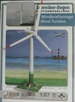 modelbouw in karton, bouwplaat Wind turbine, schaal 1/87