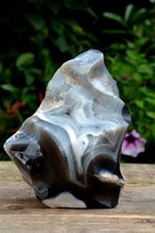 Orka vlam Agaat sculptuur - 1423 gram