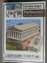 modelbouw in karton, bouwplaat  Parthenon te Athene, schaal 1/160