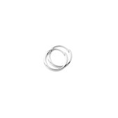 YO&NO - Oorbellen - Zilver - Oorringen - Ronde buis - 1.5mm - 25mm - Sieraden vrouw - Gerhodineerd - 925 Zilver