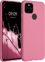 kwmobile telefoonhoesje voor Google Pixel 4a 5G - Hoesje voor smartphone - Back cover in bubblegum roze