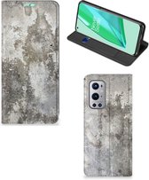 Telefoon Hoesje OnePlus 9 Pro Flipcover Beton