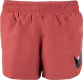 Nike Nike Swoosh  Sportbroek - Maat S  - Vrouwen - donkerrood - zwart - wit