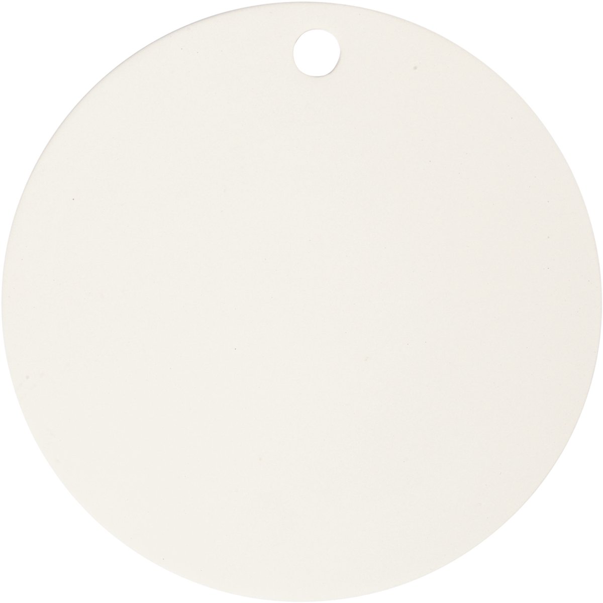 Label, d 15 cm, dikte 0,5 cm, wit, 1 stuk