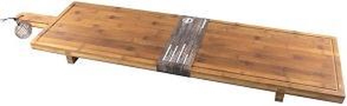 Serveerplank XXL bamboe 100x26x5,5cm