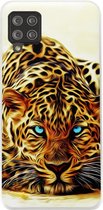 ADEL Siliconen Back Cover Softcase Hoesje voor Samsung Galaxy A12/ M12 - Tijger