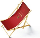 Mysportshero Compacte Houten Strandstoel - Rode Duivels Stoel - EK Voetbal Versiering