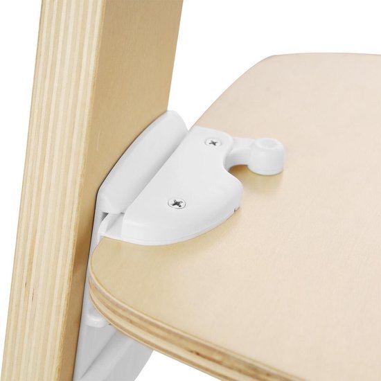 Lionelo Floris - Chaise haute - bois de bouleau - réglage à 4 niveaux - jusqu'à 40kg