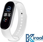 Kiraal Ultra - Stappenteller - Activity Tracker - Temperatuurmeter - Bloeddrukmeter - Hartslagmeter - Smartwatch - Horloge - Heren - Dames - Nederlandse Handleiding - Wit