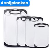 Snijplank kunststof 4 stuks - Snijplankenset - Snijplank kunststof -
