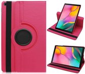 Phreeze Draaibare Tablethoes - Geschikt voor Samsung Tab S6 Lite Hoesje - 10.4 Inch - 360 Graden Draaibare Hoes Cover - Draaibare Standaard - Fel Roze
