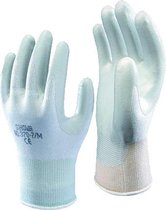 Showa 370 Nitrile Werkhandschoenen Grijze/wit Palm - Maat XXL - Nitril Handschoenen