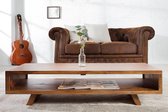 Design salontafel zoals Tv meubel massief sheeshamhout 110cm