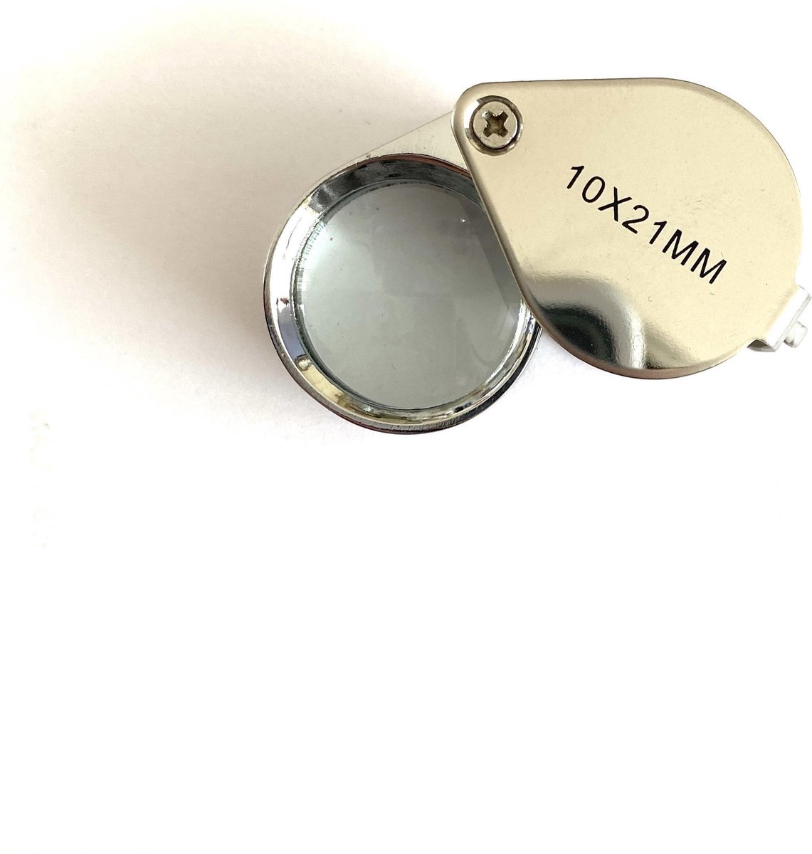 Vouwvergrootglas 10X, mini zakvergrootglas met roterende