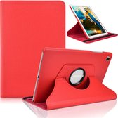 Samsung Tab A7 Hoesje - Draaibare Tab A7 Hoes Case Cover voor de Samsung Galaxy Tablet A7 2020 - 10.4 inch - Rood