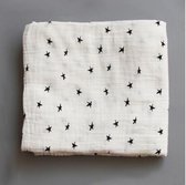 Swaddle XL Hydrofiel doek omslagdoek 120x120 cm - katoen - Sterren